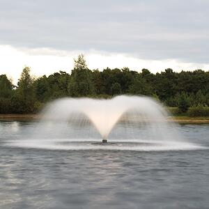 Sauerstoffpumpe im Teich AirFlo kW V